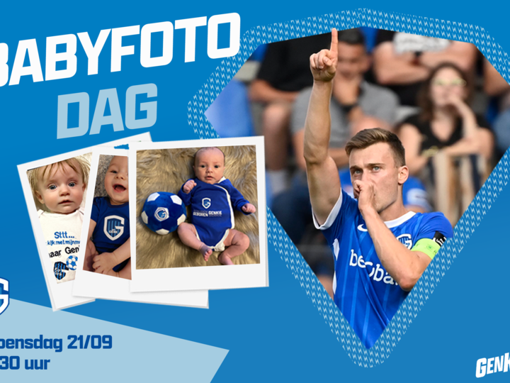 Wees erbij op onze eerste KRC Genk-babyfotodag