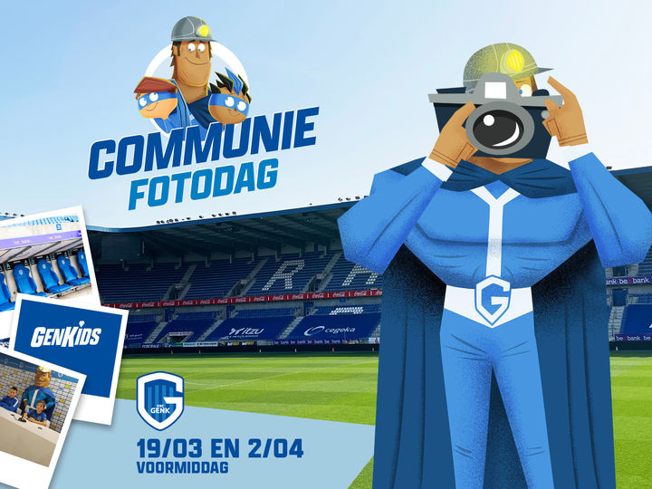 Kom je communie- of lentefeestfoto's nemen in het stadion!