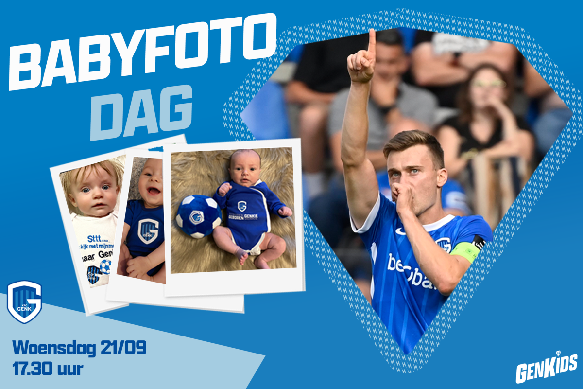 Wees erbij op onze eerste KRC Genk-babyfotodag