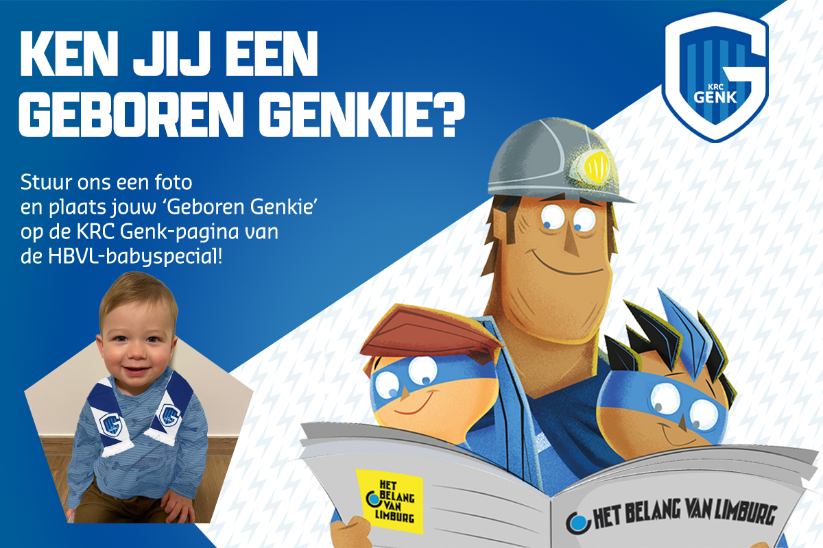 SCHRIJF JOUW 'GEBOREN GENKIE' IN VOOR DE HBVL-BABYSPECIAL